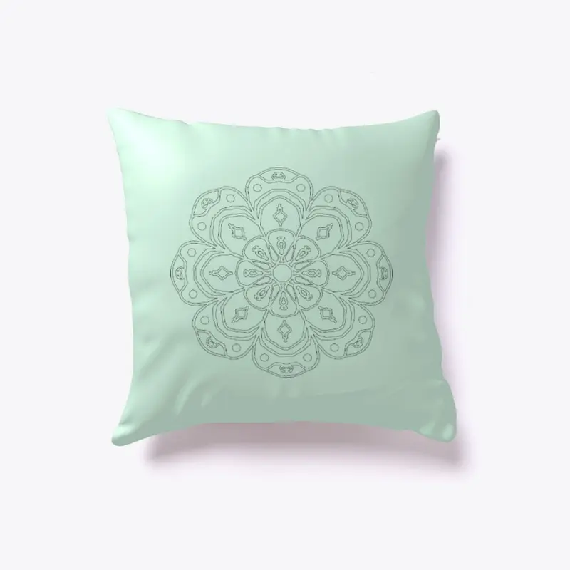 Circle design pillow